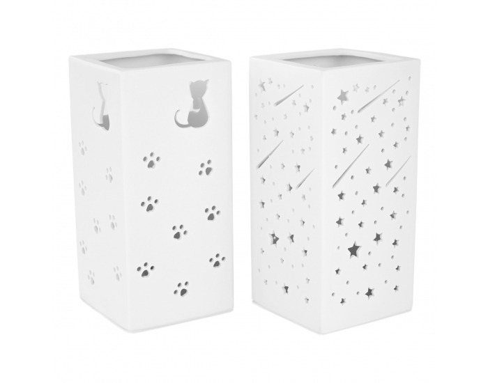 Stolná lampa Belle Typ 1 - biela / vzor hviezdy