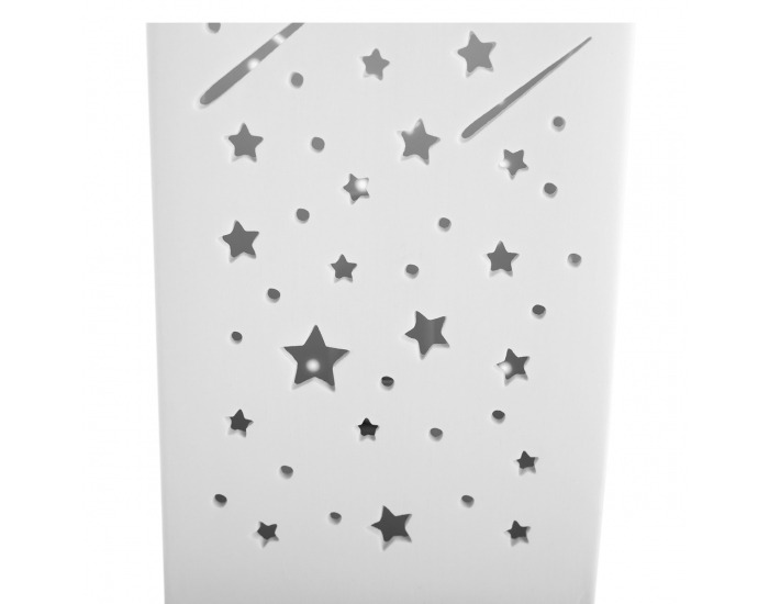 Stolná lampa Belle Typ 1 - biela / vzor hviezdy