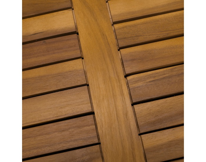 Záhradný úložný box / lavica Bemus - čierna, prírodná, krémová