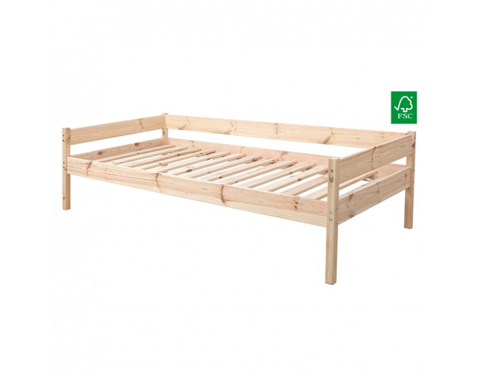 Drevená posteľ s roštom Beny 90 - prírodná