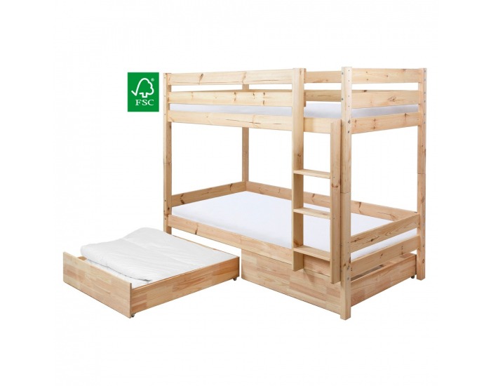 Úložný priestor k posteli Beny - prírodná