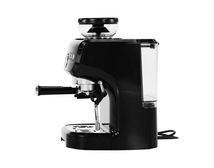 Pákový kávovar Berny - čierna / strieborná