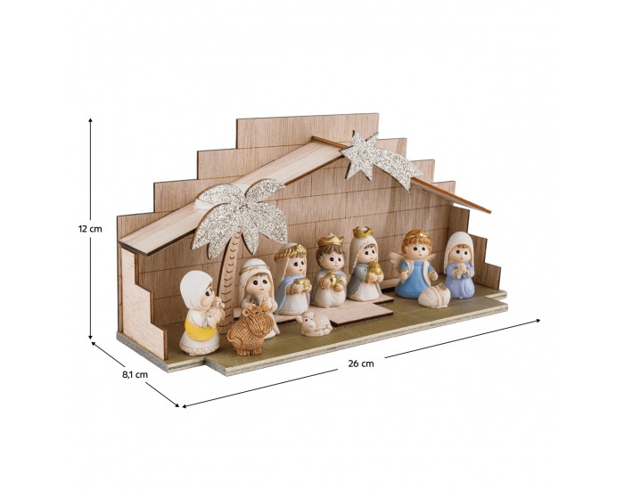 Svietiaci betlehem Betlehem - kombinácia farieb / prírodná