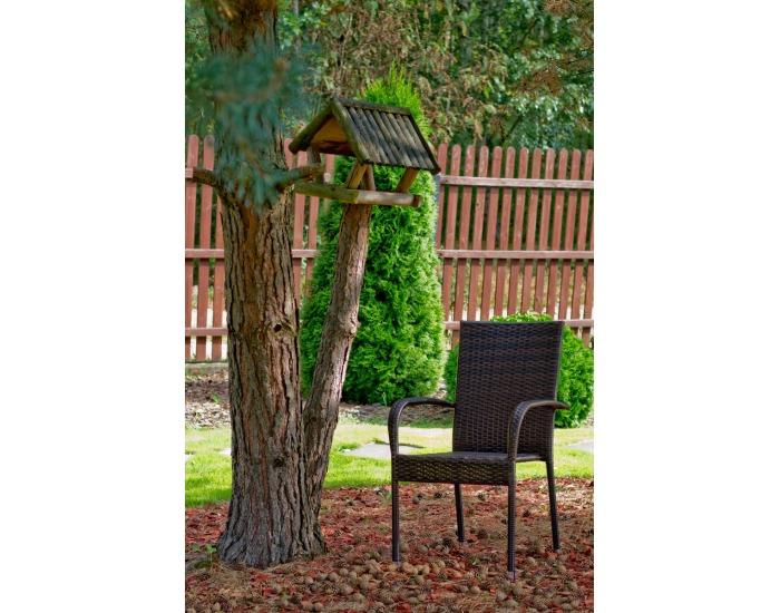 Záhradný set z umelého ratanu Piccolo - hnedá / svetlohnedá