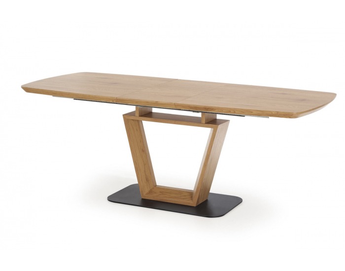 Rozkladací jedálenský stôl Blacky 2 - dub prírodný / čierna