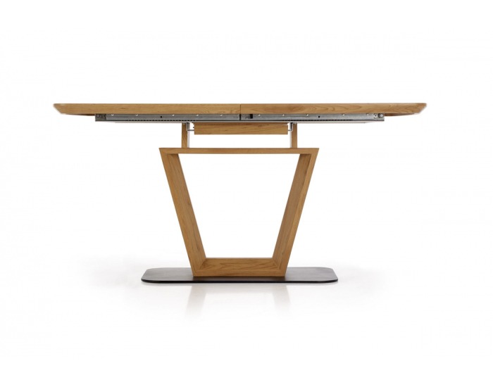 Rozkladací jedálenský stôl Blacky 2 - dub prírodný / čierna