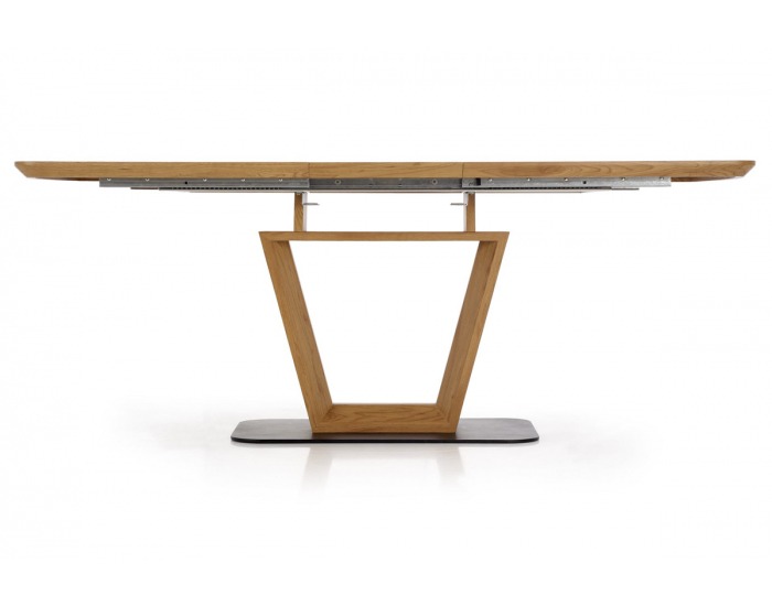 Rozkladací jedálenský stôl Blacky 2 - dub prírodný / čierna