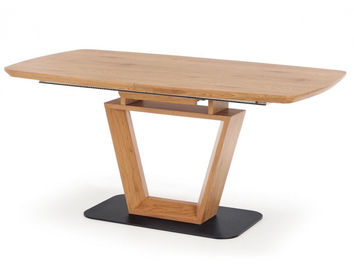Rozkladací jedálenský stôl Blacky 2 - dub prírodný / čierna