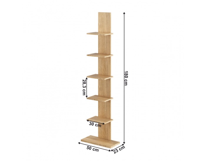 Regál Blogy - dub sonoma