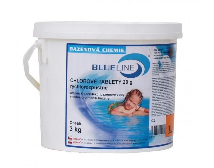 Chlórové tablety do bazéna 504603 - rýchlorozpustné