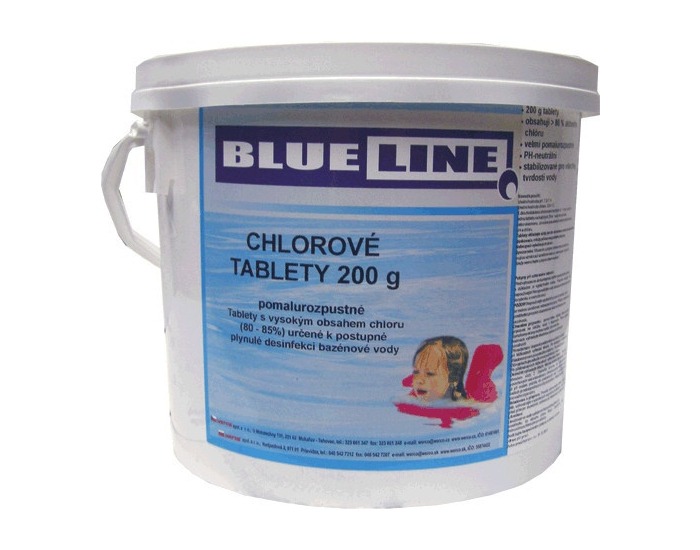 Chlórové tablety do bazéna 505603 - pomalyrozpustné