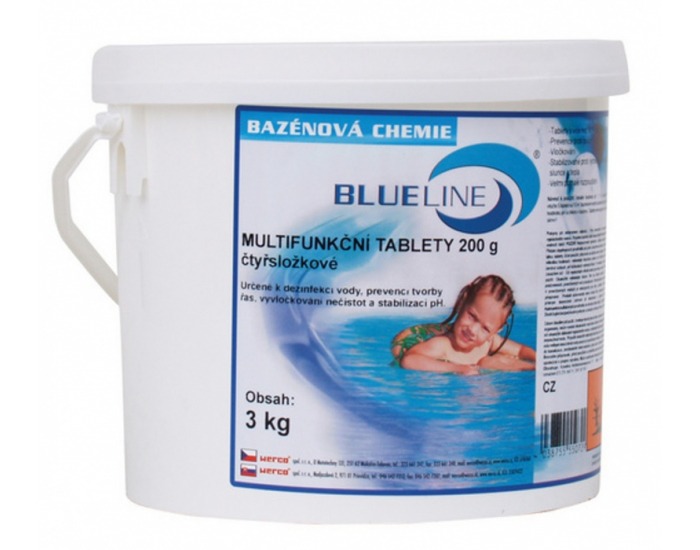 Multifunkčné tablety do bazéna 507603 - štvorzložkové