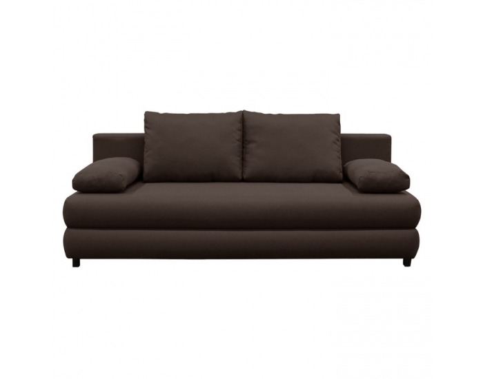 Rozkladacia pohovka s úložným priestorom Blum - hnedá