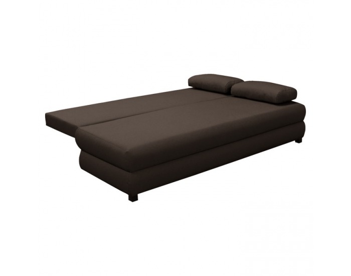 Rozkladacia pohovka s úložným priestorom Blum - hnedá