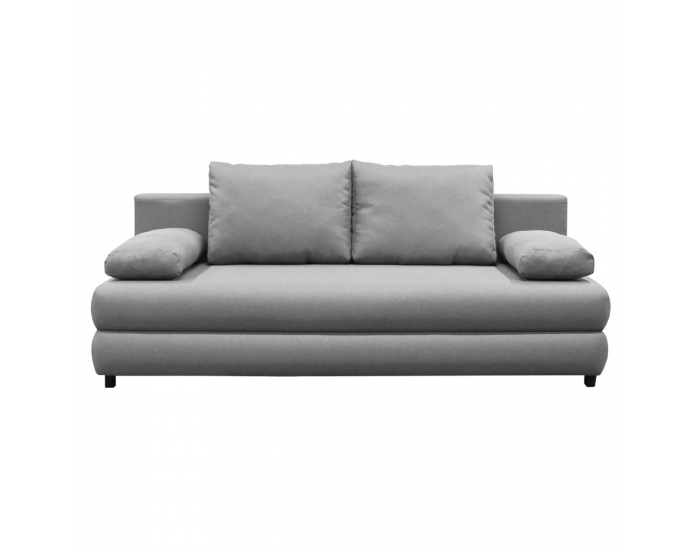 Rozkladacia pohovka s úložným priestorom Blum - sivá