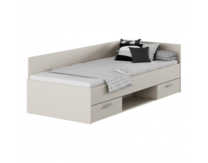 Posteľový rám s úložným priestorom Boat 90 - kašmír