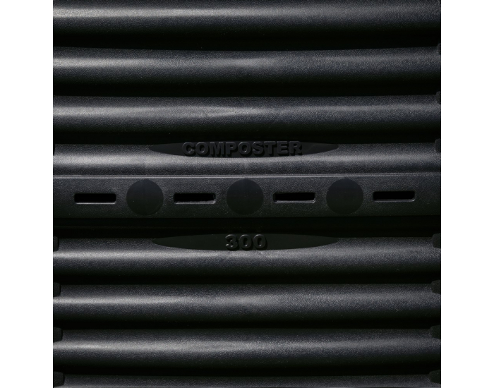 Záhradný kompostér Bobs 300 l - čierna / zelená