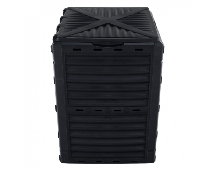 Záhradný kompostér Bobs 300 l - čierna / zelená
