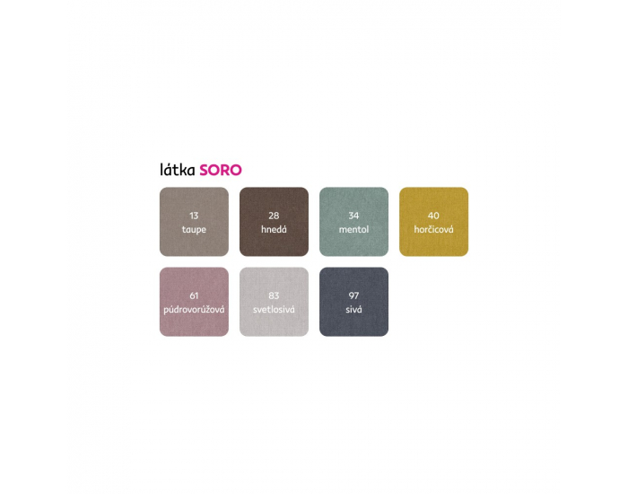 Dvojsedačka so záhlavím Boby 2BB - sivobéžová (taupe)