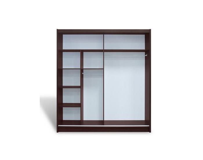 Šatníková skriňa s posuvnými dverami Alma II - biela