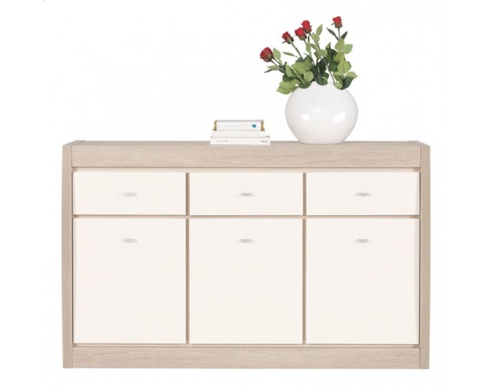 Komoda Axel AX 5 - tuja / jasmín vysoký lesk