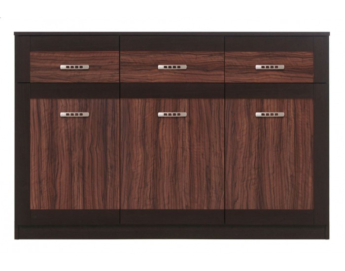 Trojdverová komoda Boss BS 6 - dub maggia / oliva