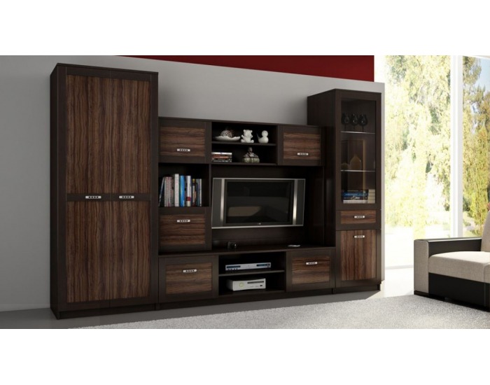 Vitrína Boss BS 8 - dub maggia / oliva