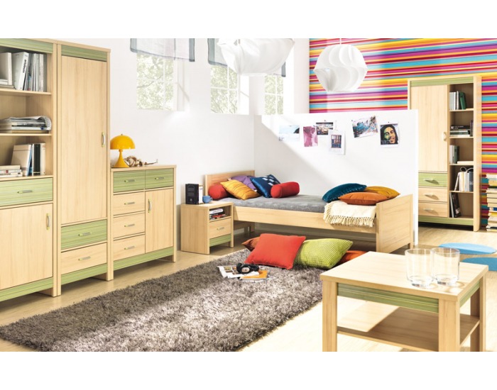 Posteľový rám s úložným priestorom Codi CD 15 - višňa cornwall