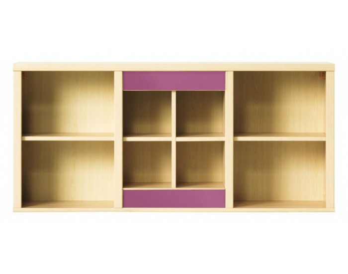 Polica Codi CD 13 - višňa cornwall / rainbow fialová