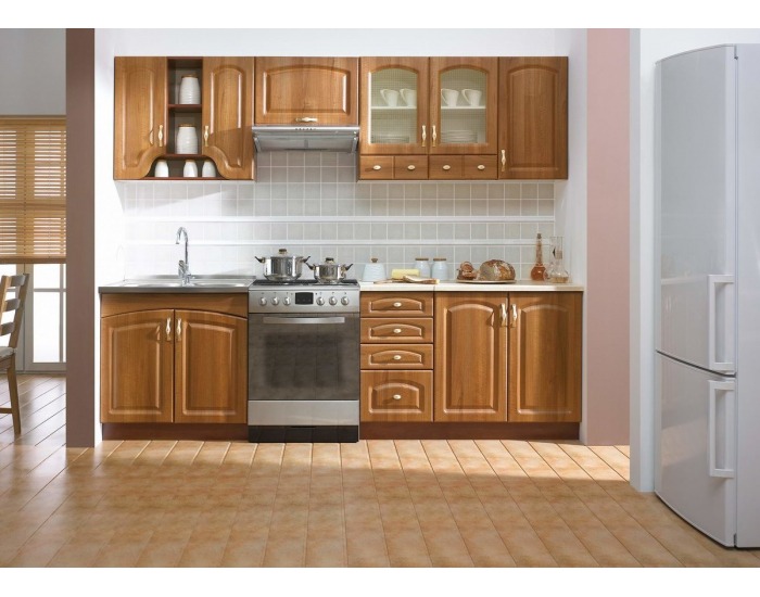 Kuchyňa Delicja 260 MDF Retro - orech amati