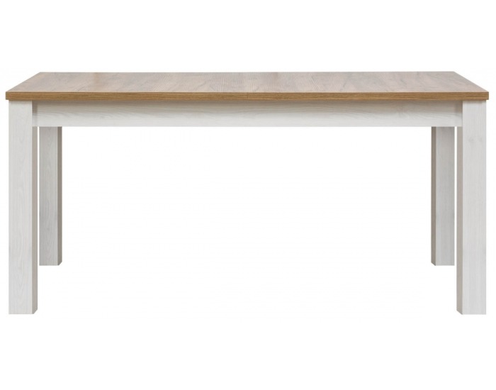 Rozkladací jedálenský stôl Deluxe DX13 - smrekovec sibiu / dub