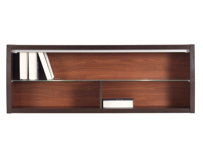 Polica Forrest FR 16 - dub milano / orech tmavý