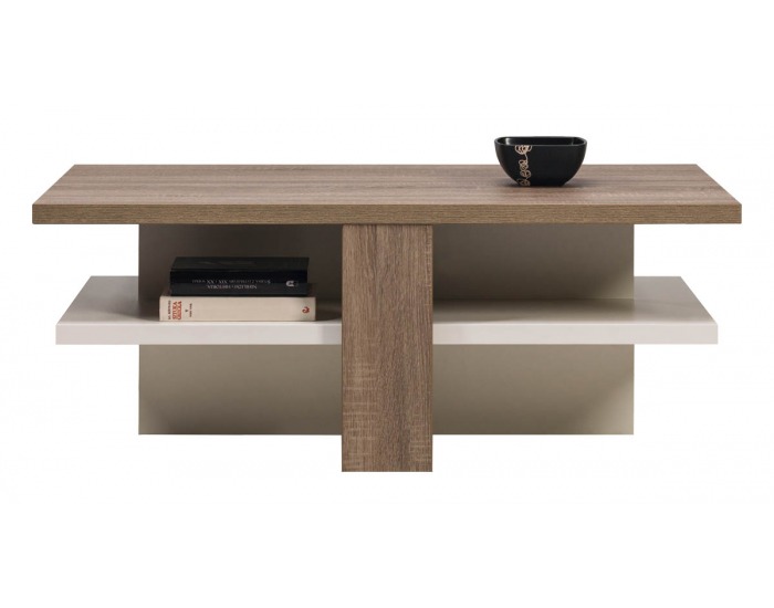 Obývacia izba Lionel - dub sonoma truflový / biely vysoký lesk