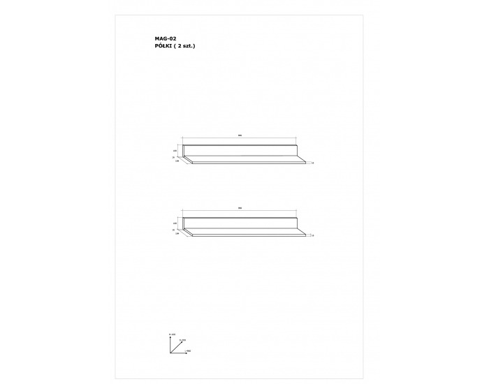 TV stolík Magic MA 2 - smrekovec sibiu / dub