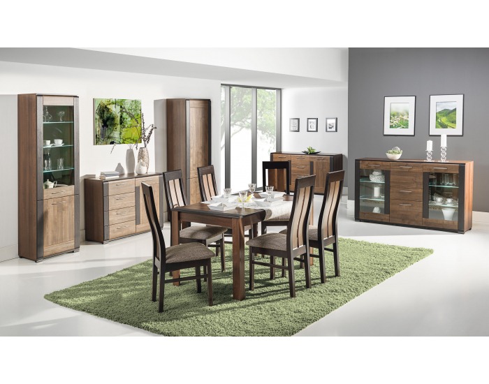 Rozkladací jedálenský stôl Naomi NA 12 - orech / wenge