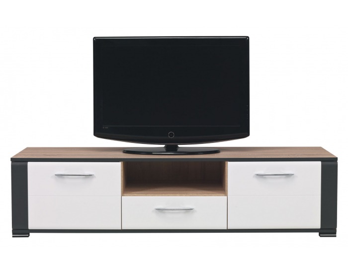TV stolík Naomi NA 1 - dub sonoma / biela / grafit