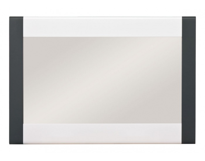 Zrkadlo na stenu Naomi NA 10 - dub sonoma / biela / grafit