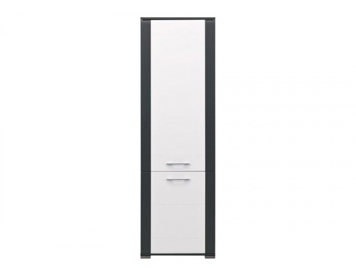 Skrinka Naomi NA 5 - dub sonoma / biela / grafit