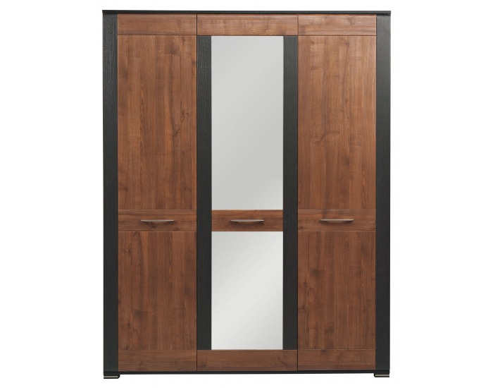 Šatníková skriňa Naomi NA 8 3D - orech / wenge