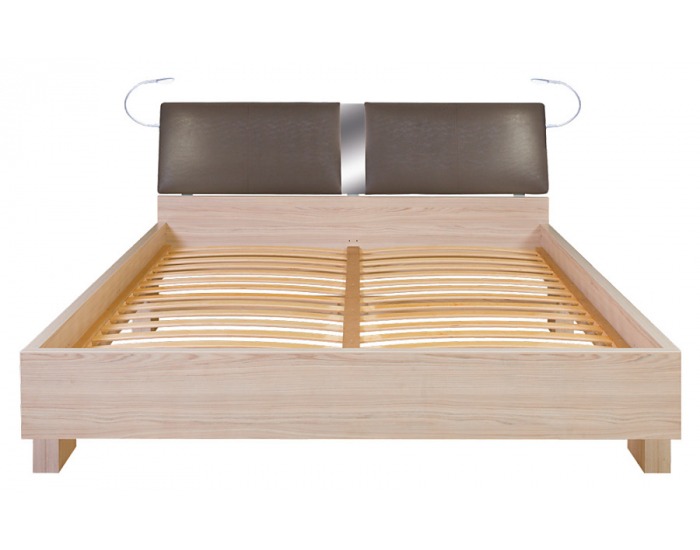 Manželská posteľ s roštom Spa 160 - tuja / platan monaco