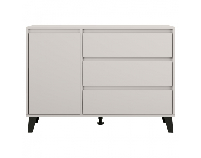 Jednodverová komoda so zásuvkou Bogan 1D3S - kašmír