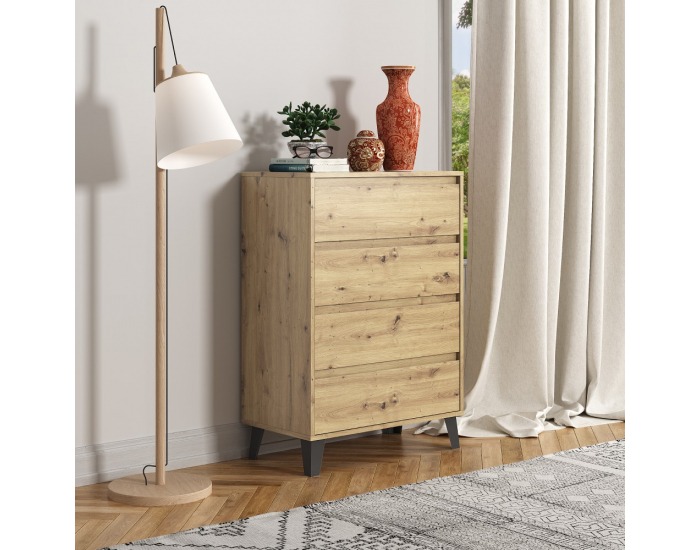 Zásuvková komoda Bogan New 4S/70 - dub artisan