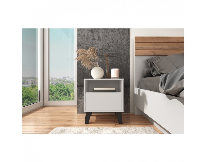 Nočný stolík Bogan Uno 1S - kašmír