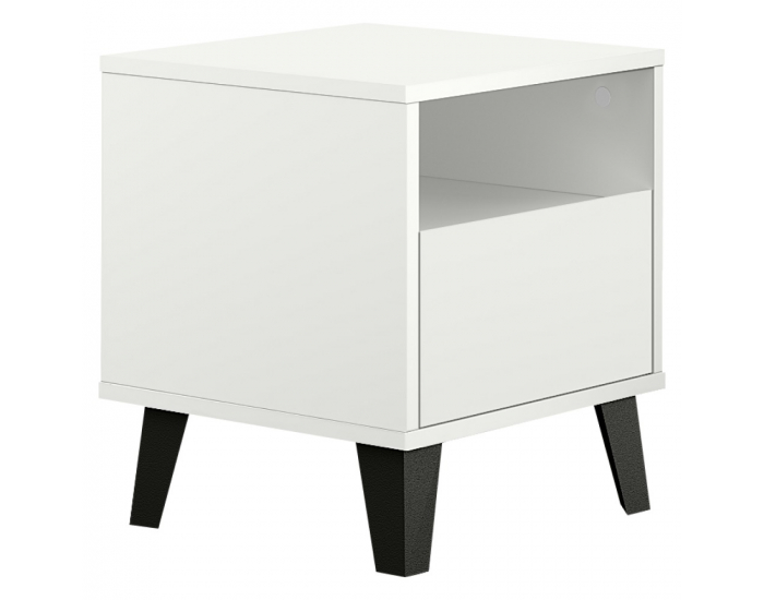 Nočný stolík Bogan Uno 1S - biela
