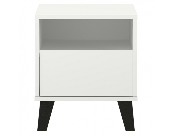 Nočný stolík Bogan Uno 1S - biela