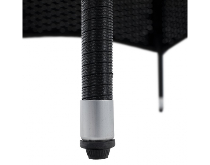 Záhradný nábytok z umelého ratanu Bogart - čierna / krémová / prírodná