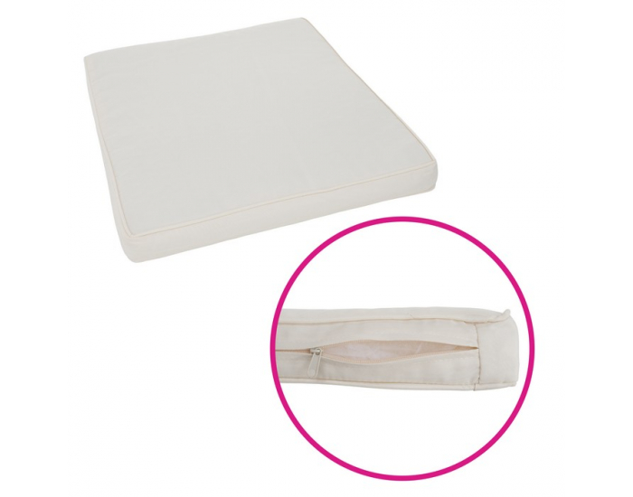 Záhradný nábytok z umelého ratanu Bogart - čierna / krémová / prírodná