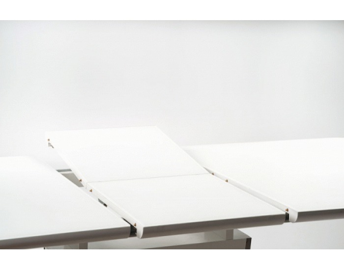 Rozkladací jedálenský stôl Bonari - biela