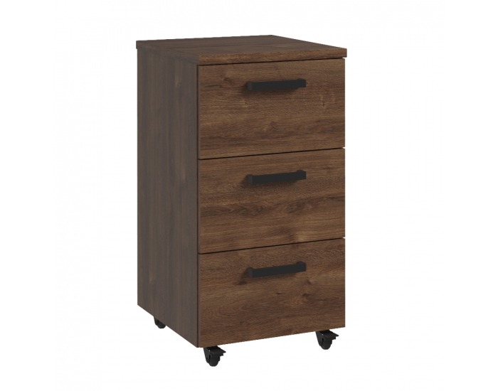Kontajner na kolieskach Boras 3S - dub hnedý
