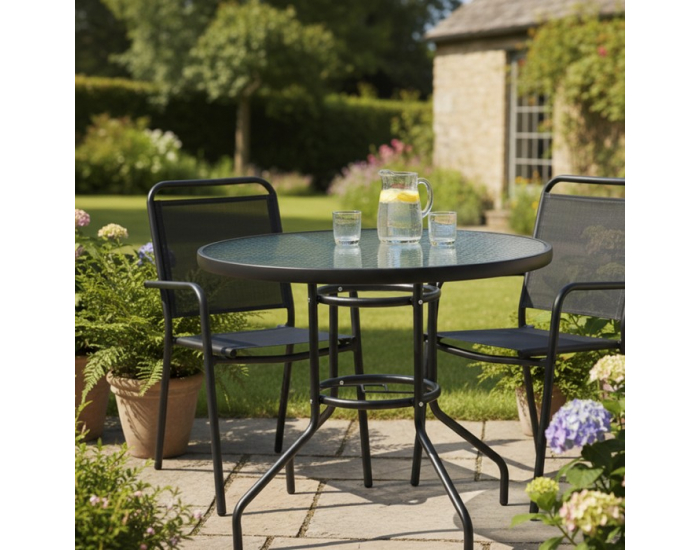 Záhradný stolík Borgen New Typ 2 - čierna